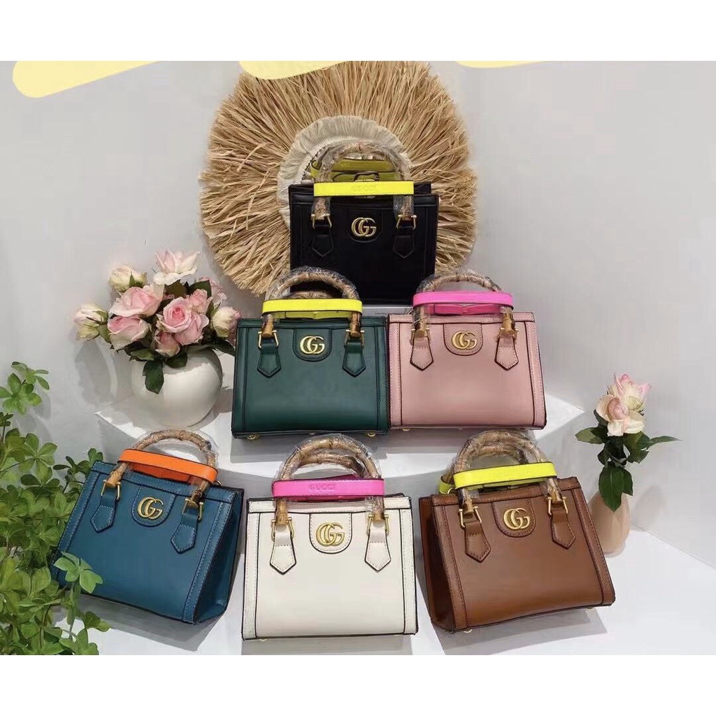 Túi đeo chéo công sở da bóng đẹp size to phối quai trúc xách tay siêu sang