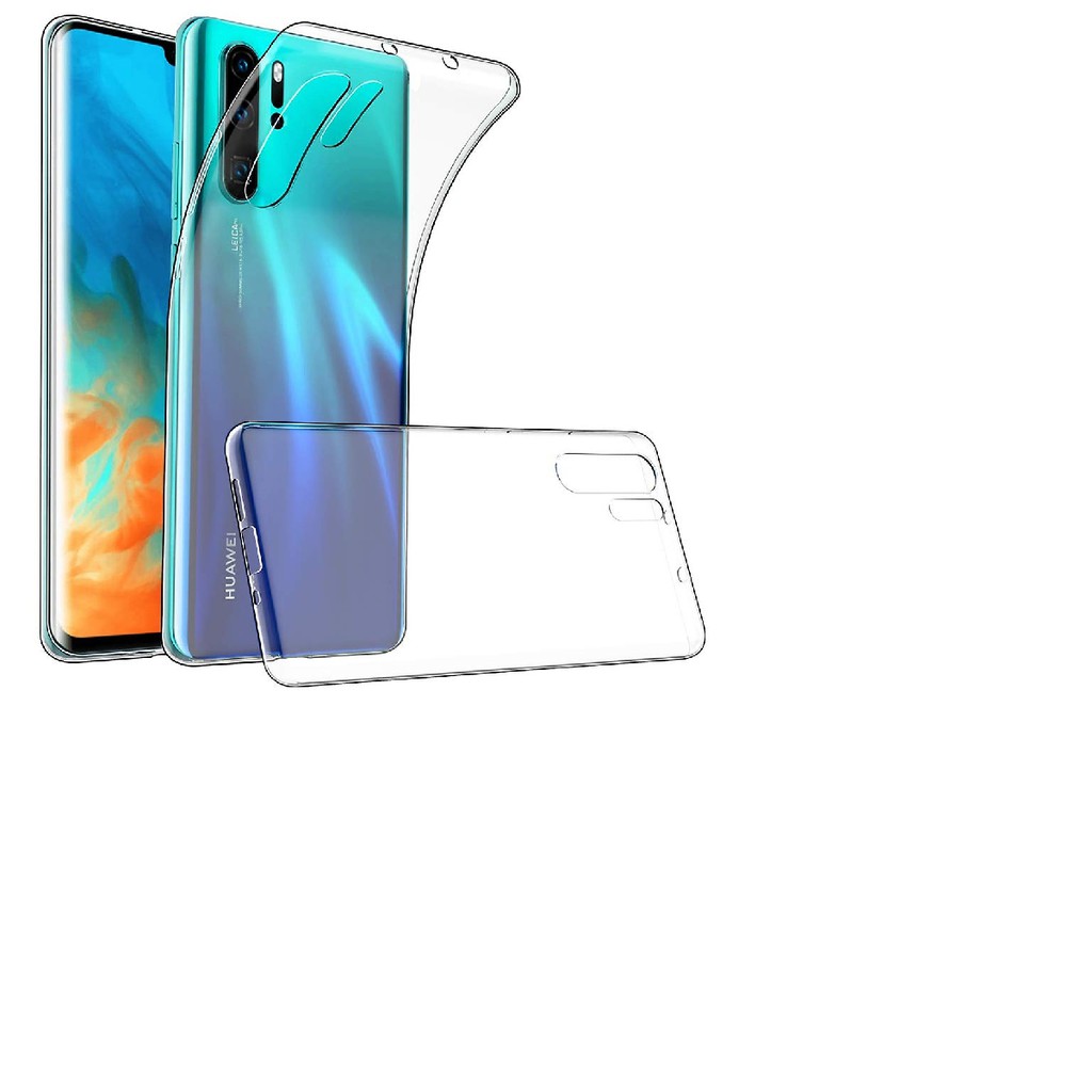Ốp lưng dẻo trong suốt cao cấp 0.6mm cho điện thoại Huawei P30, Huawei P30 Lite, Huawei P30 Pro