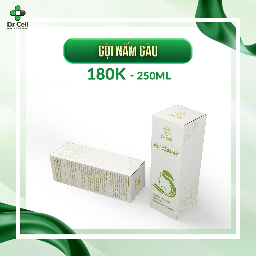 Gội Gàu Nấm DR CELL Loại Bỏ Vày Nấm, Hỗ Trợ Trị Gàu Và Nuôi Dưỡng Tóc Sâu Bên Trong