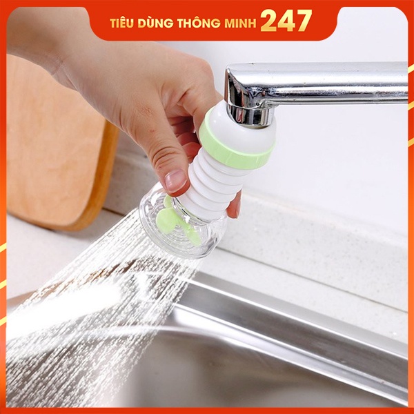 Đầu Vòi Tăng Áp Rửa Chén - ĐẦU VÒI NỐI RỬA BÁT TĂNG ÁP XOAY 360 ĐỘ MẪU MỚI