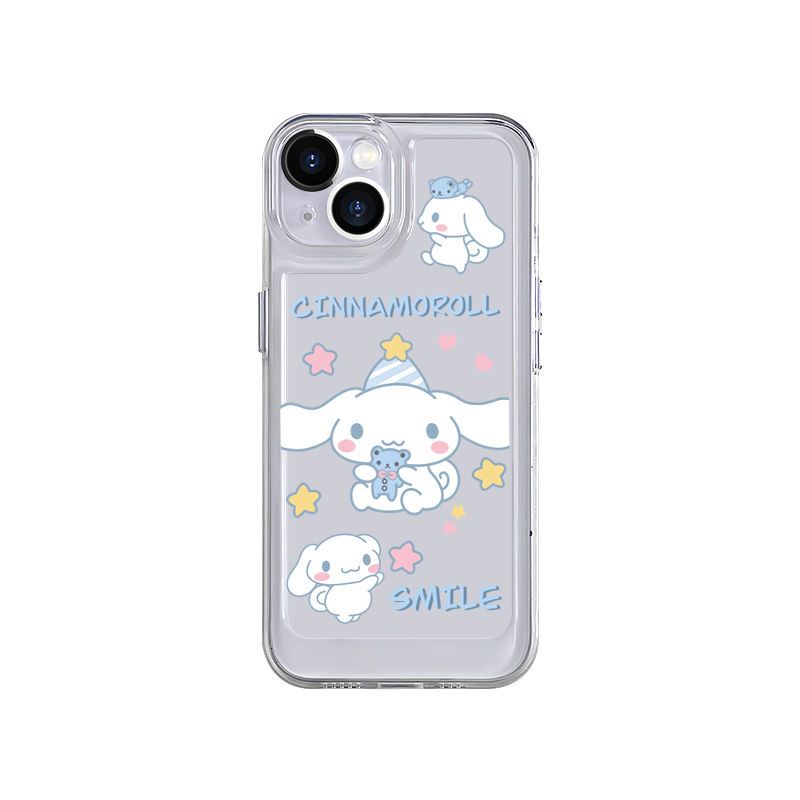 SANRIO Ốp Điện Thoại Cứng Trong Suốt Chống Sốc Hình Cinnamoroll KAWS Cho iPhone 14 11 13 12 X XS Pro Max xr Mini xr