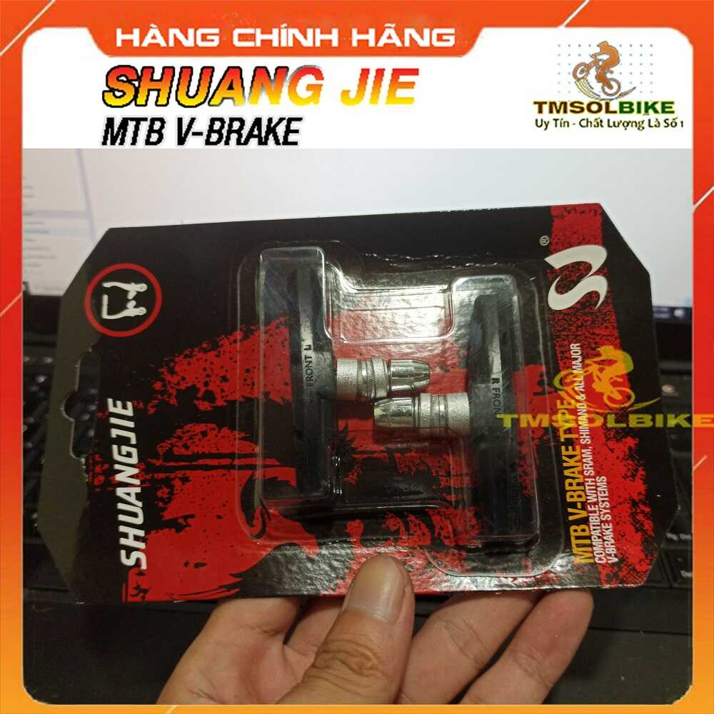 Má Phanh Xe Đạp Địa Hình HUANGJIE MTB V-BRAKE TYPE Má Phanh V Xe Đạp Leo Núi