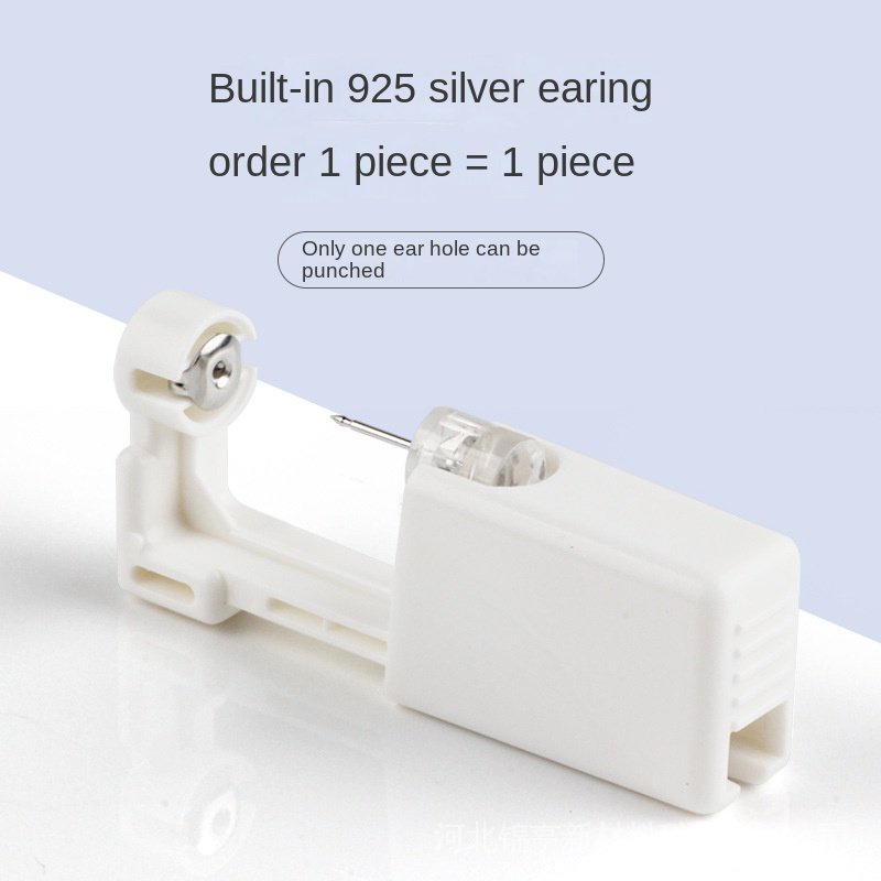 [Hàng mới về] Dụng cụ bấm lỗ xỏ khuyên tai làm từ bạc S925