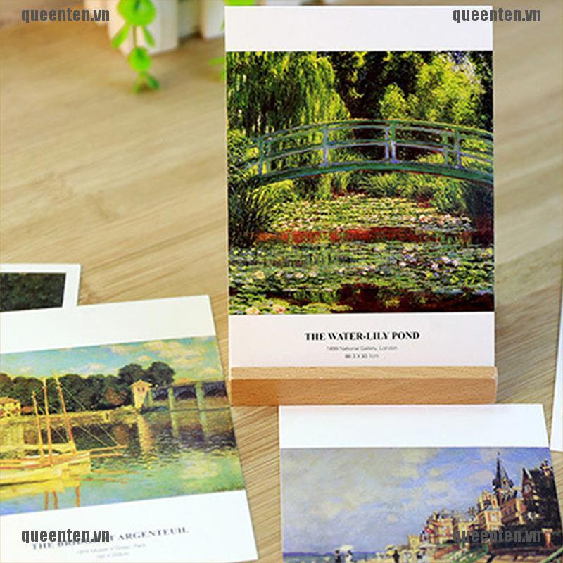 Set 30 Tấm Bưu Thiếp Hoạ Tiết Hoạt Hình Phong Cách vintage Thẻ