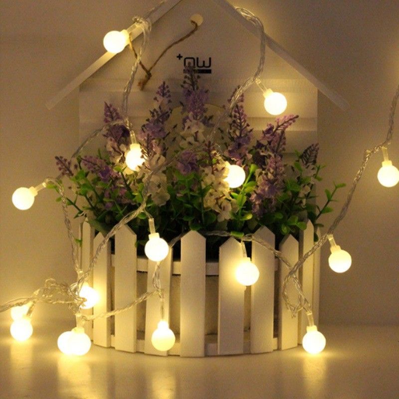 Đèn LED cherry ball trang trí phòng