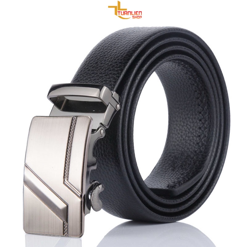 Thắt Lưng Nam Cao Cấp Lv01 Dây Lưng Da Bò Hàng Hiệu Đẹp Chuẩn Dáng Hàn Quốc Dây Nịt Nam Khóa Tự Động