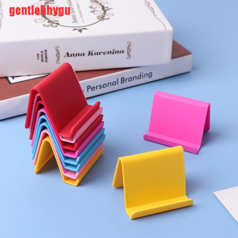 [gentlehhygu]Mini Portable Mobile Phone Holder Candy Fixed Holder Decoration Random Color