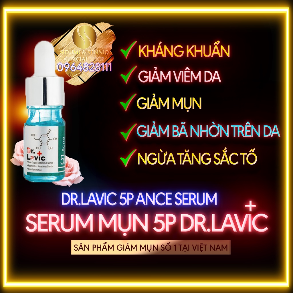 Serum xóa thâm, giảm mụn DR.LAVIC - BEAU SHOP giúp thu nhỏ lỗ chân lông, tái tạp da- Serum 5P, 5K, Step 2, Step 3