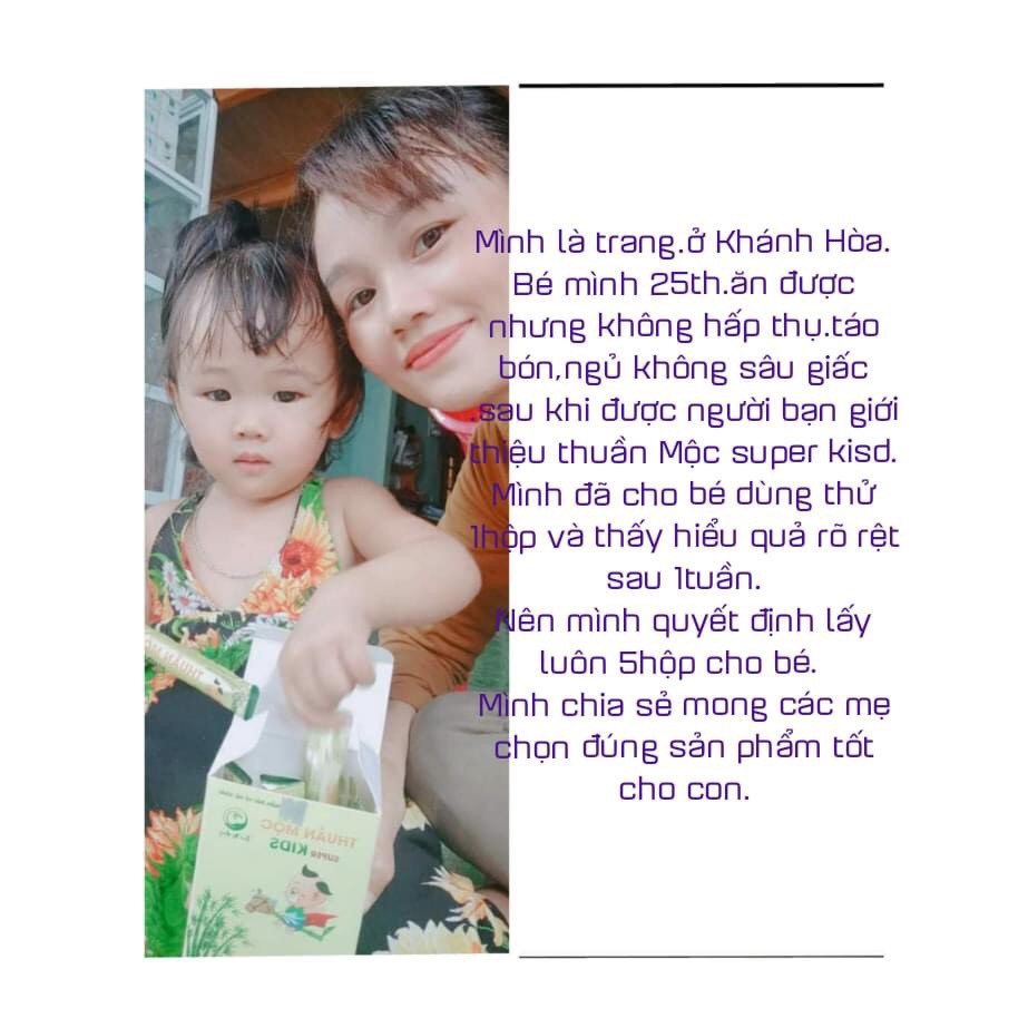 [HÀNG CHÍNH HÃNG] Siro ăn ngon cho bé Thuần Mộc Super Kids Thanh Mộc Hương 200ml | Thế Giới Skin Care