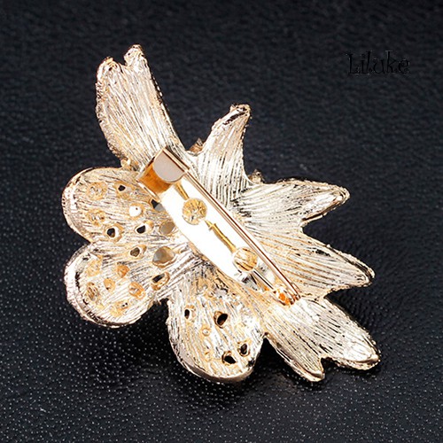 Bộ 12 Ghim Cài Áo Hình Bông Hoa Đính Ngọc Trai Nhân Tạo Thời Trang