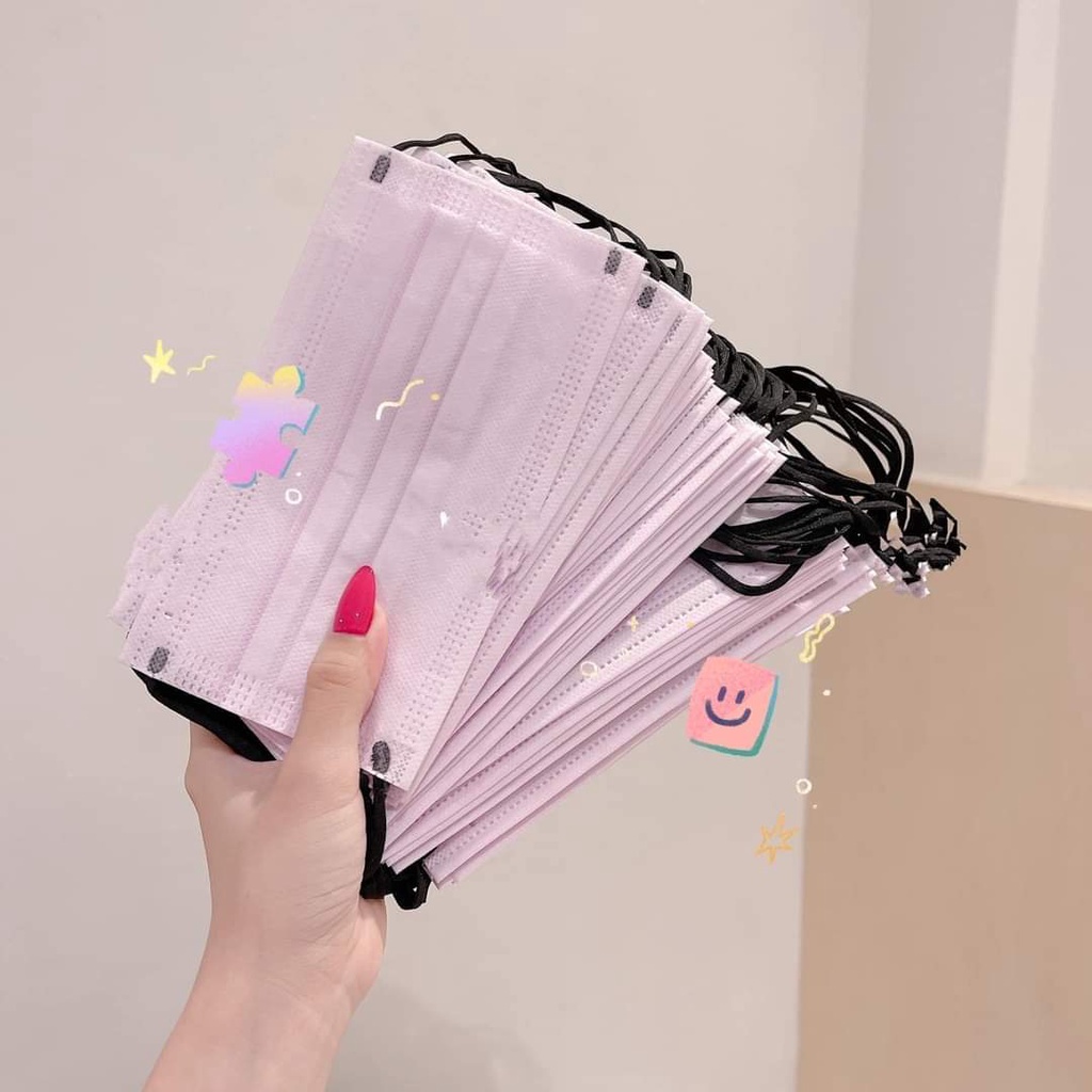Khẩu Trang Thái Lan Happiness Mask 4D hộp 50 cái  siêu xinh