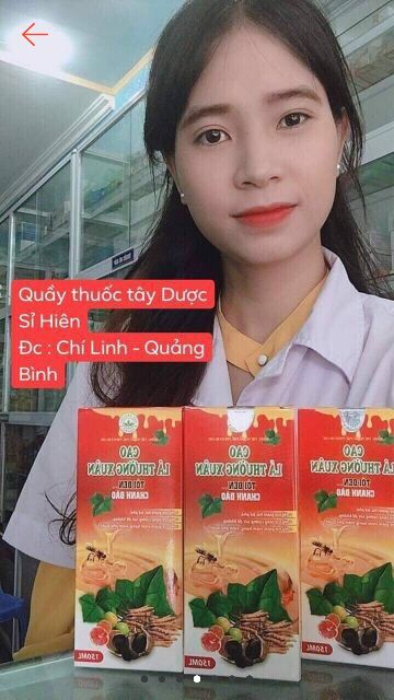 Cao Lá Thường Xuân Tỏi Đen Chanh Đào Mật Ong