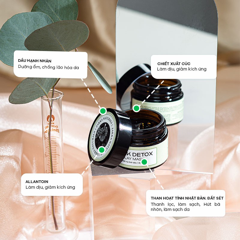 Mặt Nạ Đất Sét Than Hoạt Tính Thanh Lọc, Thải Độc Da Black Detox Clay Mask Zakka Naturals 40g | BigBuy360 - bigbuy360.vn