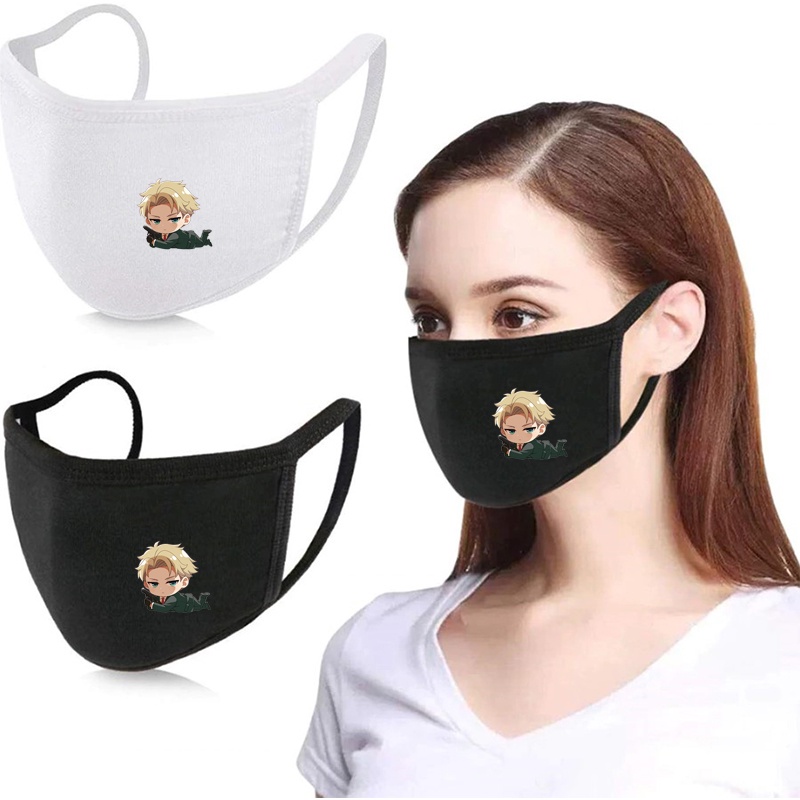 Khẩu trang in hình SPY x Family ver nằm  anime chibi đẽ thương xin xắn chống bụi thời trang cá tinh phong cách