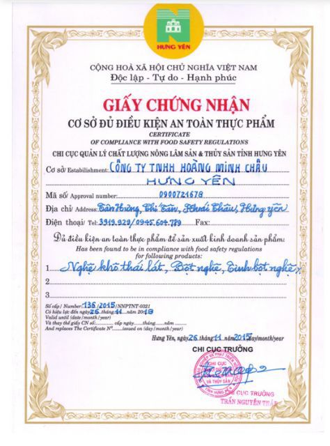 [ Mua lẻ giá sỉ] 500 gram tinh bột nghệ Hoàng Minh Châu Hưng yên