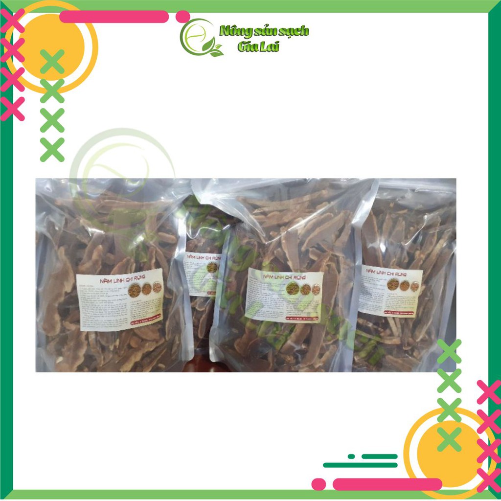 1kg Nấm linh chi rừng xắt lát  và nguyên miếng chuẩn rừng, lợi tiểu, bổ gan, điều hòa huyết áp