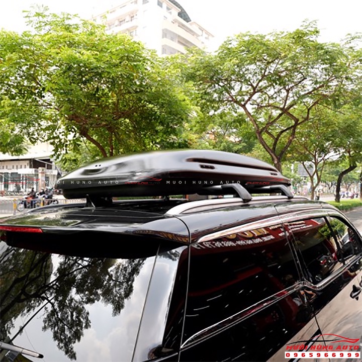 COMBO Cốp Nóc Mui Kiểu Phi Thuyền & Baga 2 Thanh Ngang Dành Cho Xe Kia Sedona