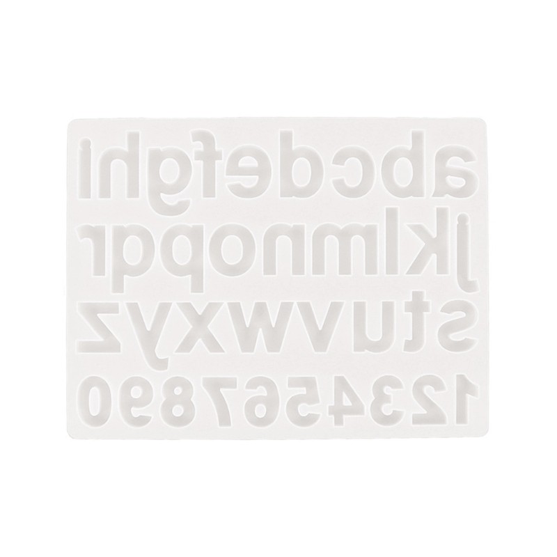 Khuôn Nhựa Silicone Hình Chữ Cái Và Số