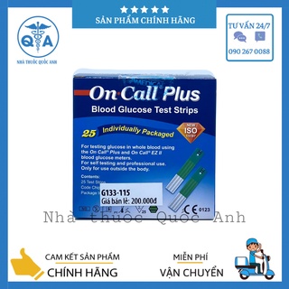 Que Thử Đường Huyết One Call Plus 25 Que