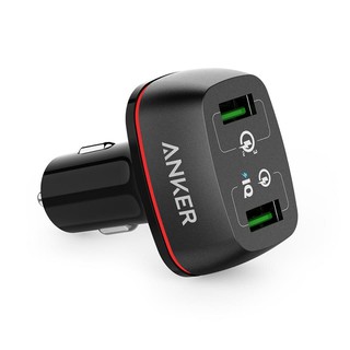 Sạc ô tô Anker 2 cổng, 42w, Quick Charge 3.0 - [PowerDrive+ 2, 42w, QC 3.0] - A2224
