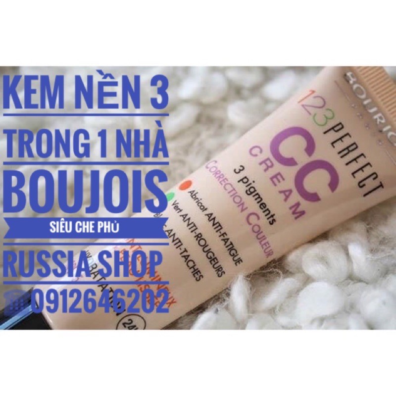 Kem nền Cc Bourjois cream123 giúp chị em có lớp nền hoàn hảo | BigBuy360 - bigbuy360.vn