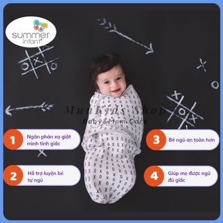 Chăn chũn quấn đơn cao cấp summer infant cho bé từ sơ sinh