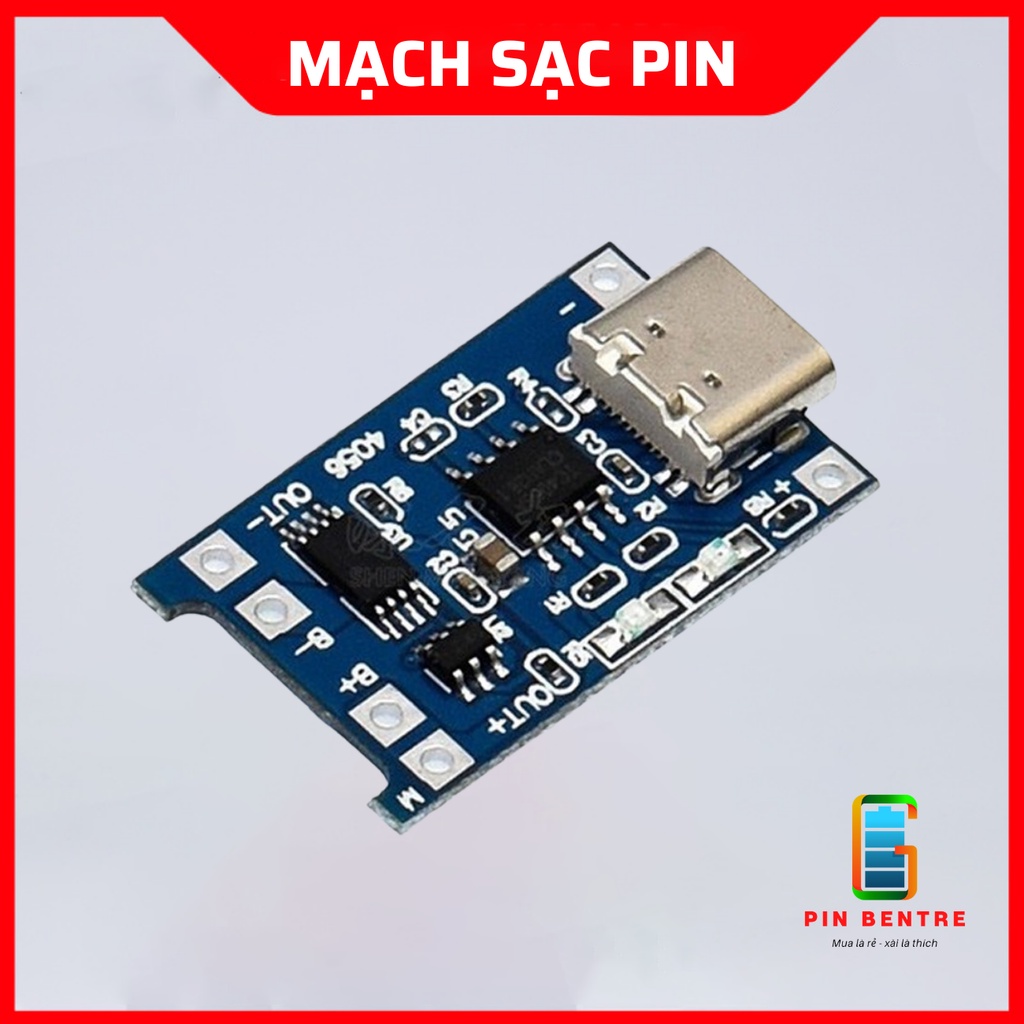 Mạch Sạc Pin TP0456 bảo vệ bằng IC 3A