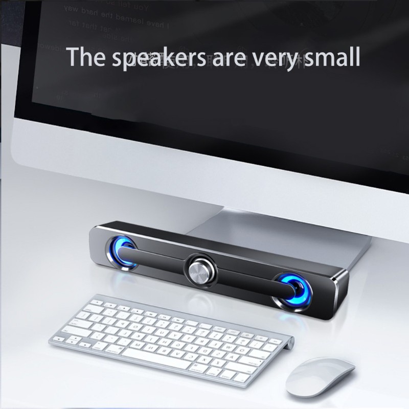 CRE  SADA V-111 Computer Speaker USB Wired Powerful Bar Stereo Subwoofer Bass Speaker