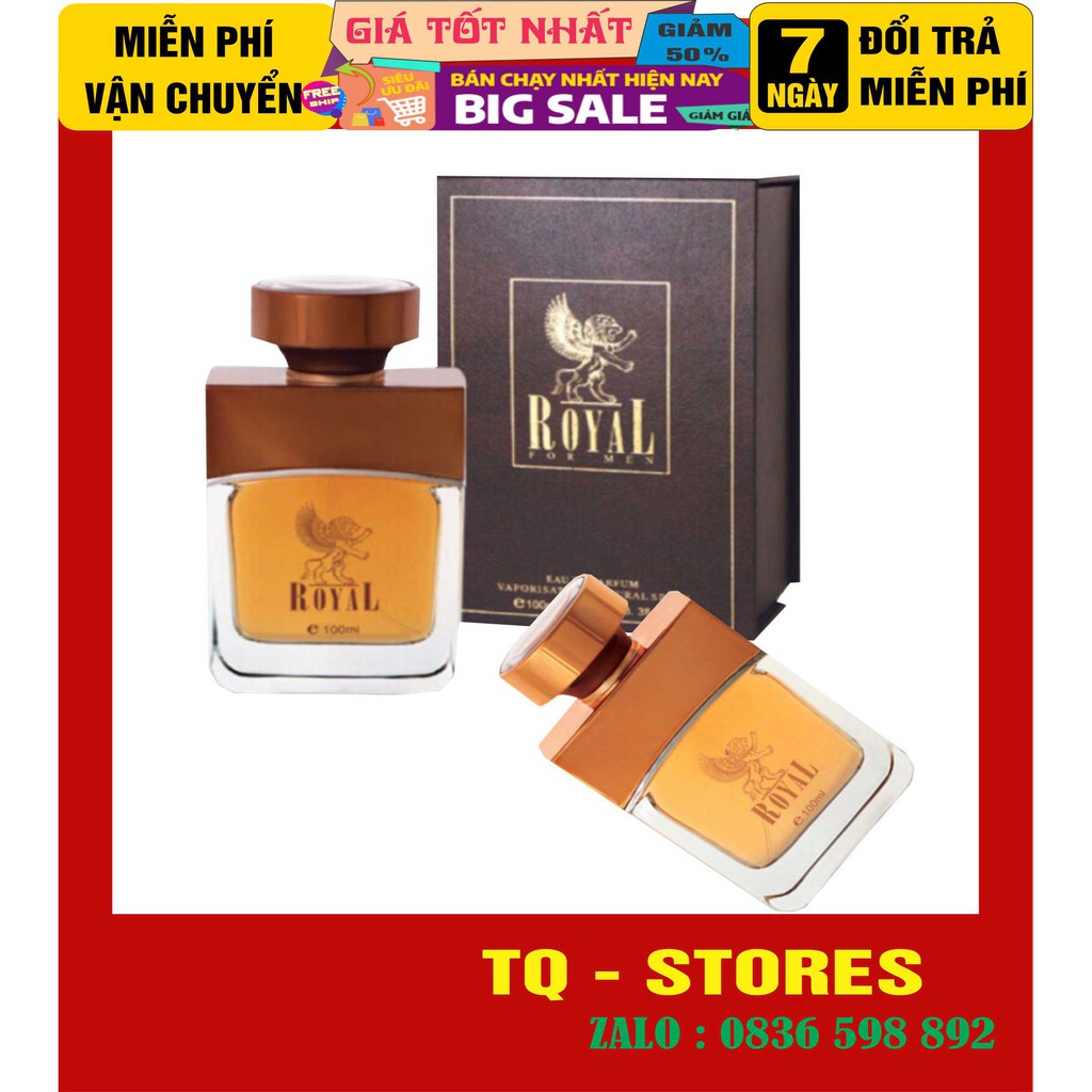 (CÓ VIDEO TỰ QUAY) Nước hoa nam Sellion Royal Nâu 100ml