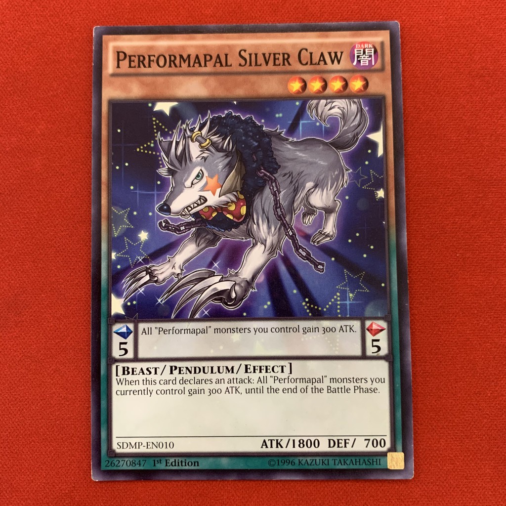 [EN][Thẻ Bài Yugioh Chính Hãng] Performapal Silver Claw