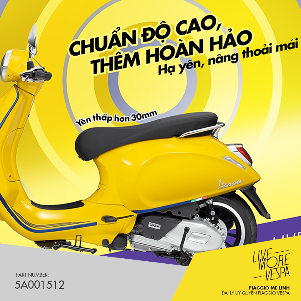 [5A001512] Yên thấp Vespa Sprint / Primavera