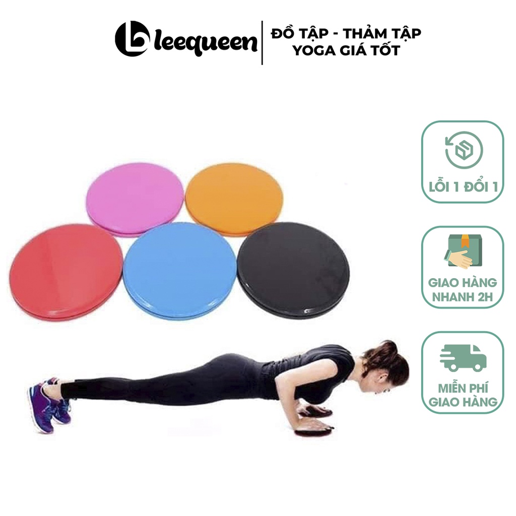Đĩa trượt hỗ trợ tập Yoga, tập thể dục trên mọi bề mặt Hương Thơm EvaYoga