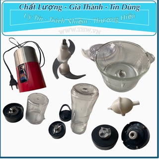 |THW-HCM| Phụ Kiện máy xay đa năng, lưỡi dao 2 tầng, cối thủy tinh, động cơ, cối xay hạt