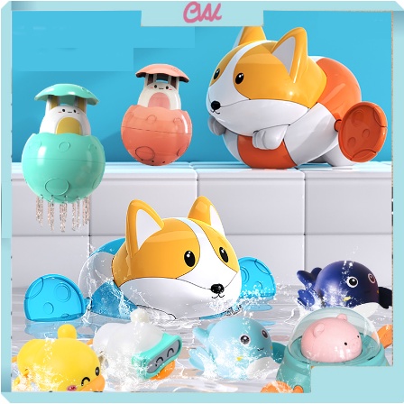 Đồ Chơi Thú Bơi Lên Dây Cót Thả Bồn Tắm Cùng Bé