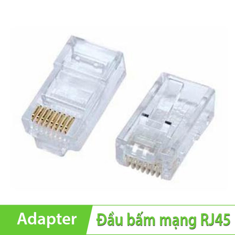 [Chính Hãng] Hạt mạng RJ45 ENSOHO Cat 5/ Cat6 ( túi 100 hạt )