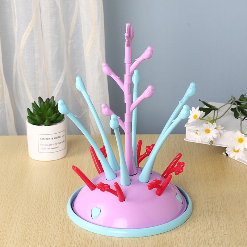 Giá Đỡ Phơi Khô Bình Sữa Em Bé Tiện Dụng Mang Theo Du Lịch