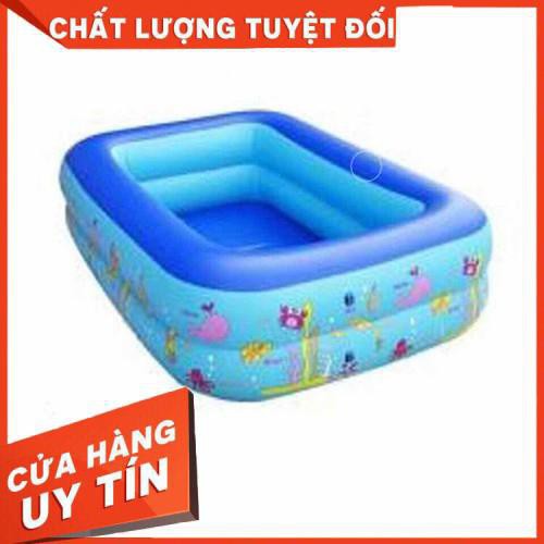 [XẢ KHO+FREE SHIP] BỂ BƠI PHAO VUÔNG 2 TẦNG 3 TẦNG 1M2 1M5 1M8