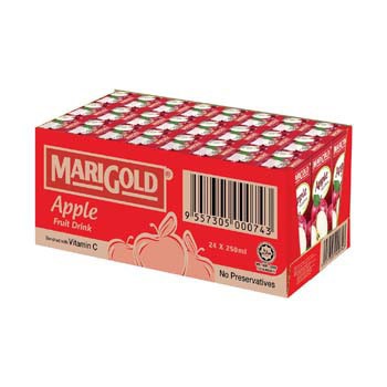 Nước ép táo Marigold Singapore thùng 24 hộp