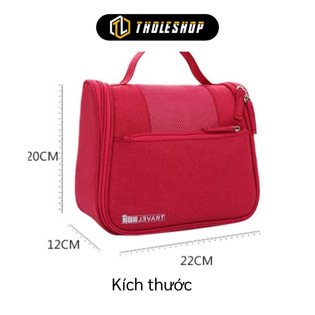 Túi Đựng Mỹ Phẩm - Túi Đựng Đồ Trang Điểm Du Lịch Đa Năng Có Móc Treo TravelBag 7919