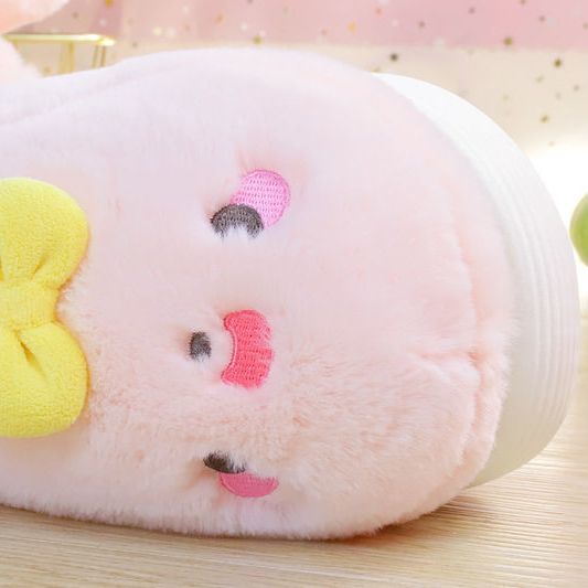 Dép Bông Đi Trong Nhà Đế Dày Chống Trượt Họa Tiết Hoạt Hình Dễ Thương Cho Nữ