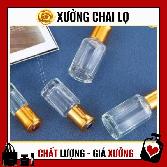 Lọ Chiết Nước Hoa ❤ TOP GIÁ RẺ ❤ [3ml,6ml] Vỏ Lọ chiết nước hoa Dubai bi lăn Ruby rỗng, phụ kiện du lịch