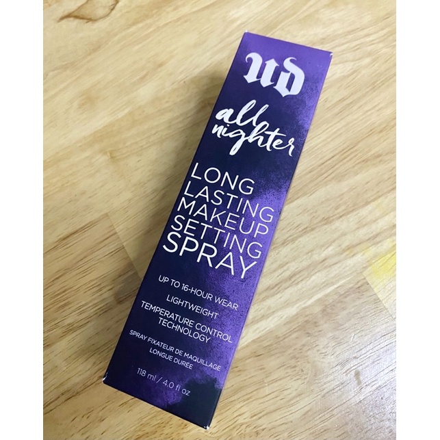 Xịt Khóa Makeup Urban Decay All Nighter Long Lasting Makeup Setting Spray - CHÍNH HÃNG | BigBuy360 - bigbuy360.vn
