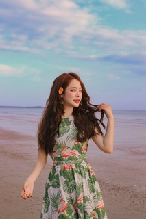 Tóc Kẹp Chữ U Xù Sóng Lửng ku17