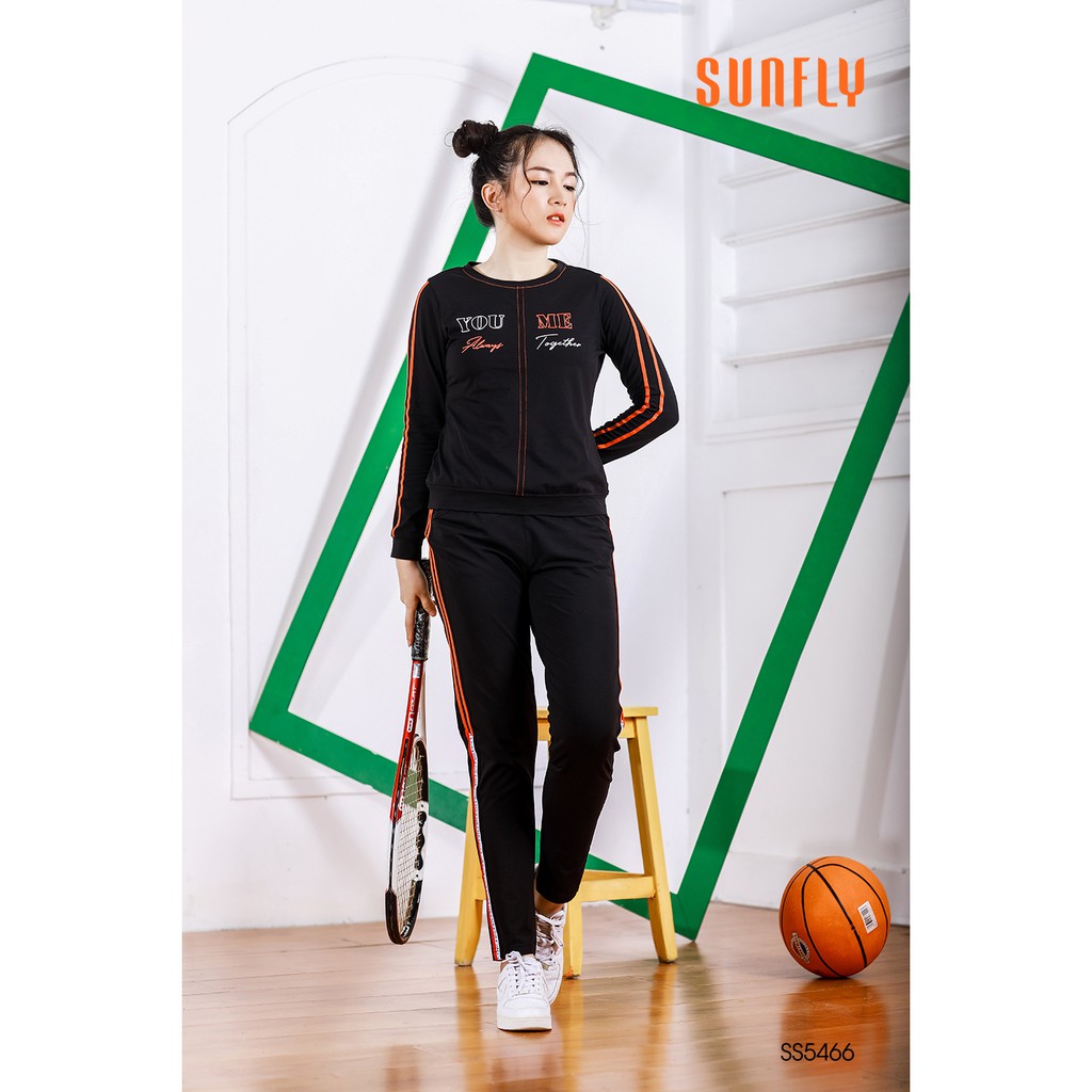 Bộ đồ mặc nhà thể thao cotton SUNFLY SS5466