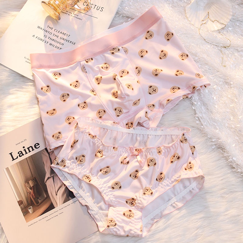 Quần Lót Thiết Kế Hình Gấu Dễ Thương Dành Cho Cặp Đôi