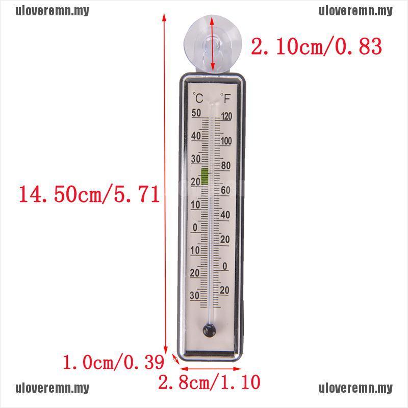 Nhiệt Kế Đo Nhiệt Độ Nước Bể Cá Bằng Kính Tiện Dụng