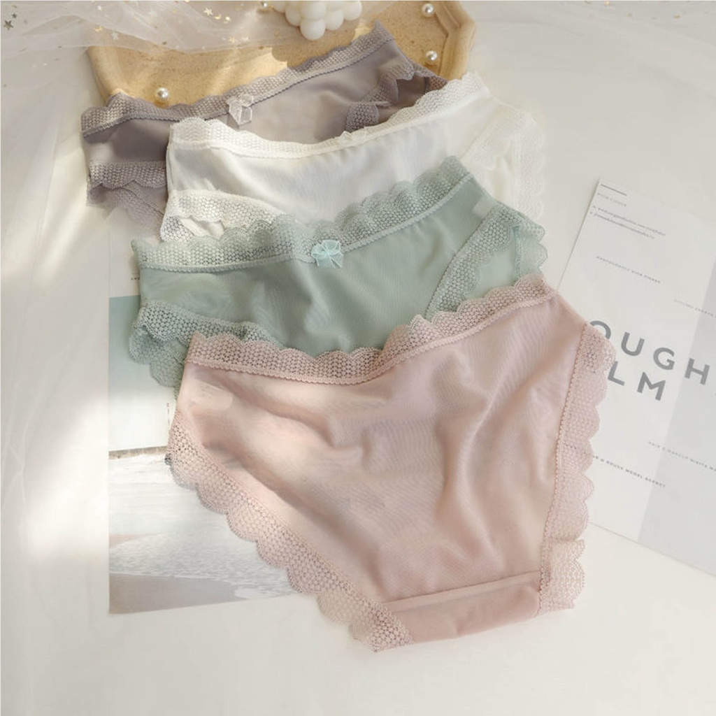 Quần lót nữ sexy HuNa quần lót REN nữ lụa mềm mịn thoángt khí-NH03-NaHu