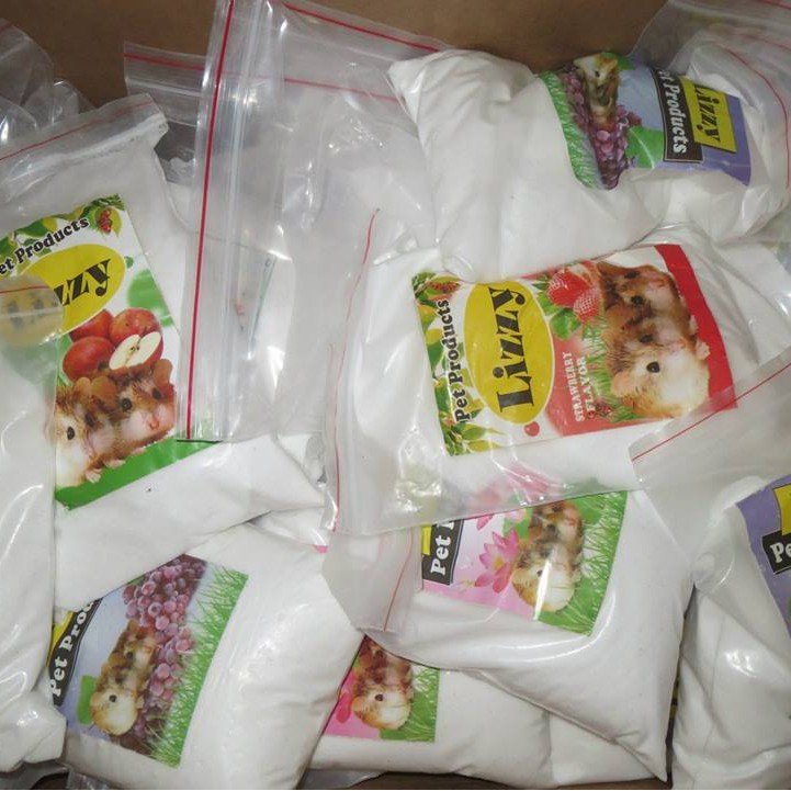 Cát tắm cho Hamster,Rat,Chuột nhảy(1 bịch 1kg)m