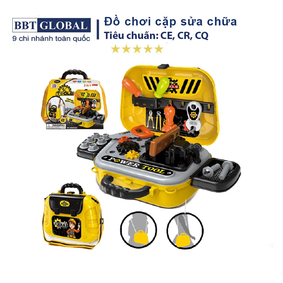 Đồ chơi sửa chữa, lắp ráp cặp đeo chéo BBT GLOBAL 008-932A