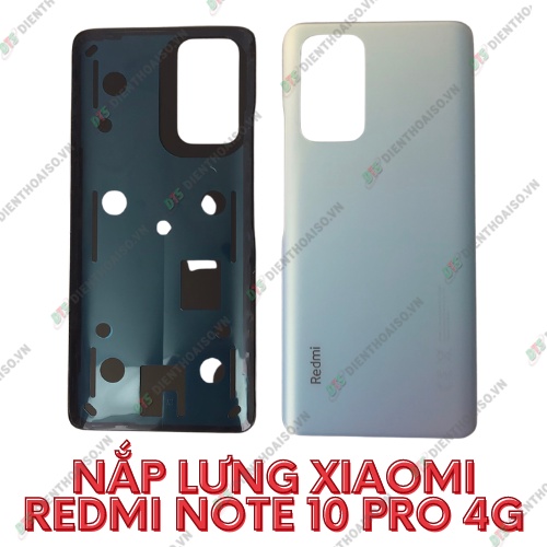 Nắp lưng xiaomi redmi note 10 pro 4g xanh dương ,vàng đồng, xám đen